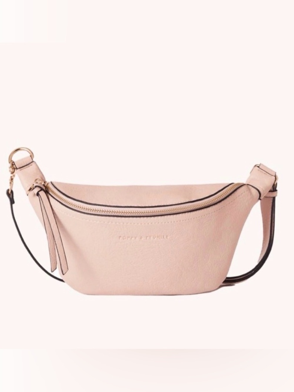 The SIDEKICK Blush Leather Crossbody Belt Bag